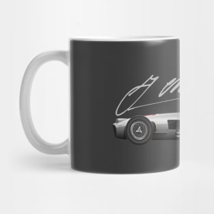 Juan Manuel Fangio Mercedes Benz W196 illustration Mug